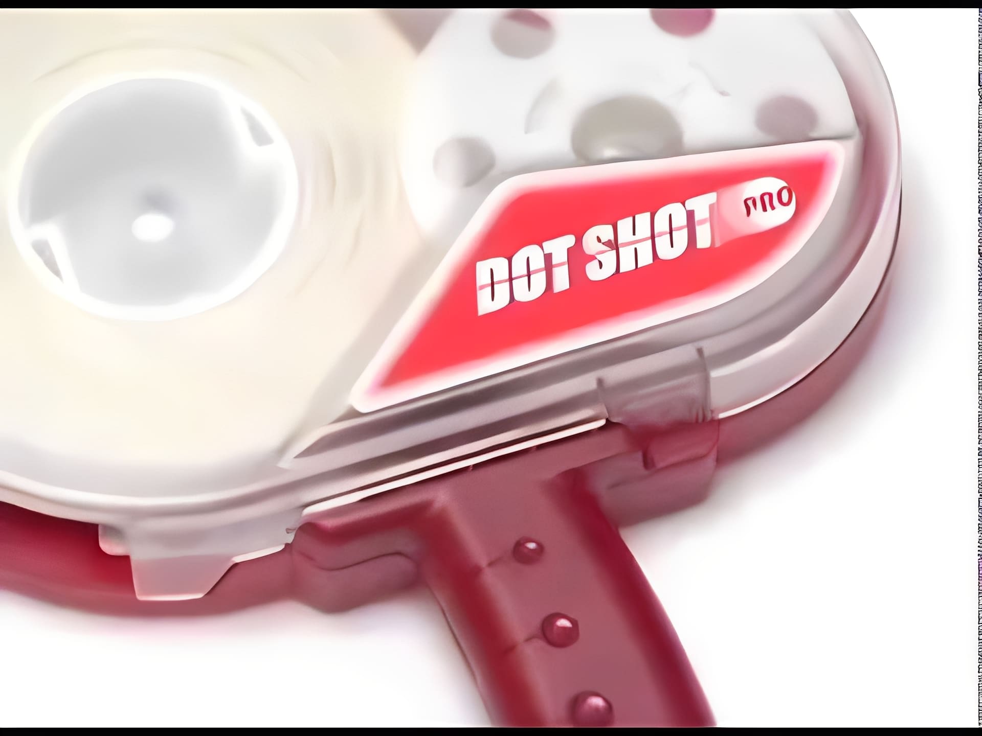 Close-up of Dot Shot Pro tool