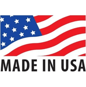 American flag with "Made in USA" text
