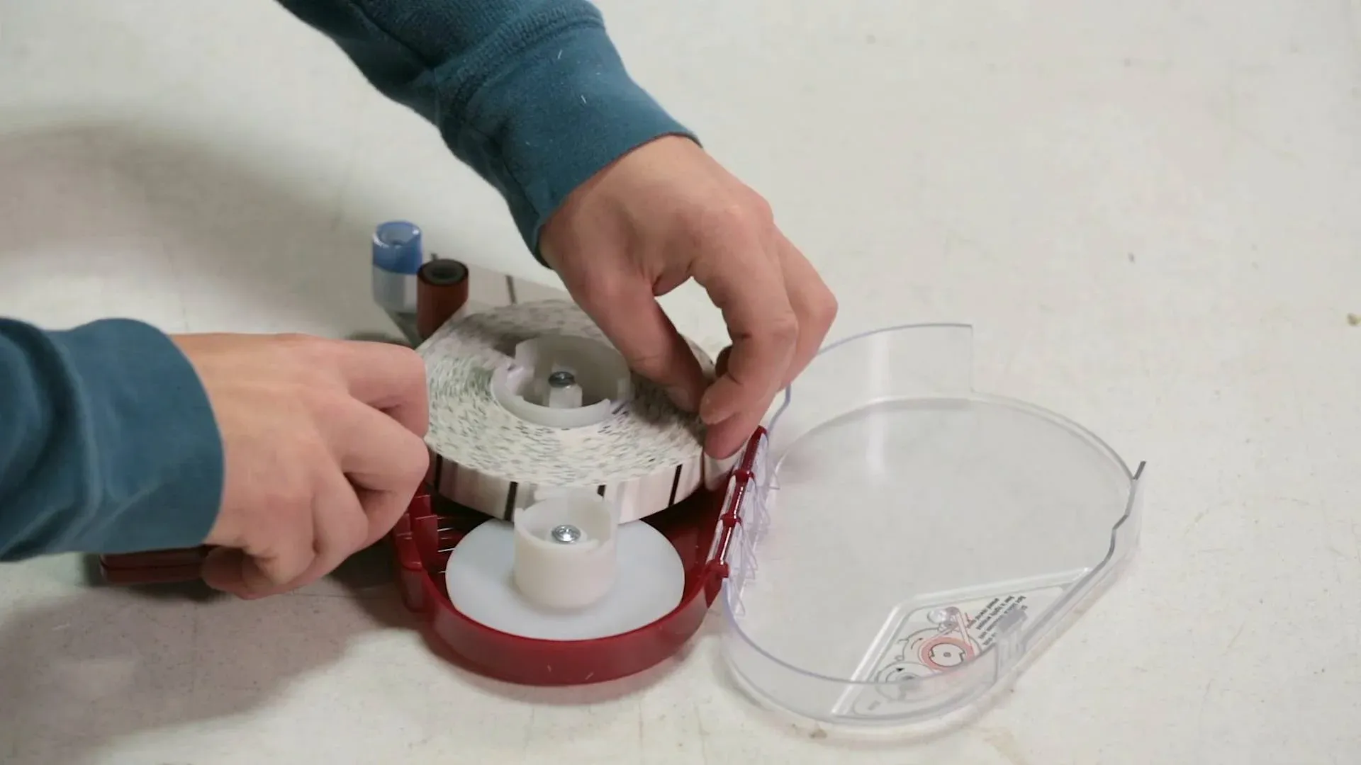 Crafting with a tape roller device